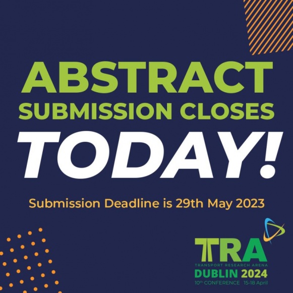 News TRA 2024 Abstract submissions closes TODAY